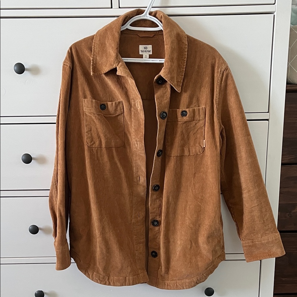 tentree Brown Corduroy Jacket